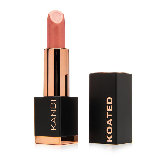 Kandi Koated Satin Lip Color [Exquisite] Soft & Creamy Lipstick Burruss | Rich Colors, Paraben-Free, Cruelty-Free Creme Lipstick | Beauty & Makeup