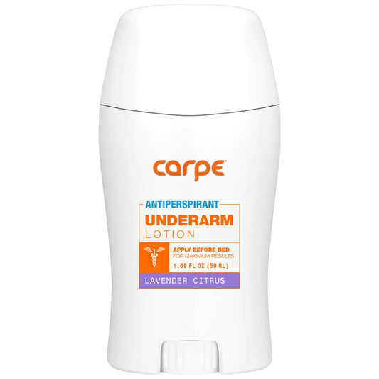 Carpe Underarm Antiperspirant and Deodorant, Clinical strength deodorant for women with Lavender Citrus scent, Combat excessive sweating - Great for hyperhidrosis