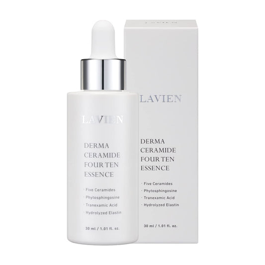 LAVIEN Derma Ceramide Four Ten Essence - Hydrating Korean Facial Essence with tranexamic acid - Wrinkle & Skin Texture Improvement Skincare - Suitable for All Skin Types - 1.01 fl. oz. 30ml