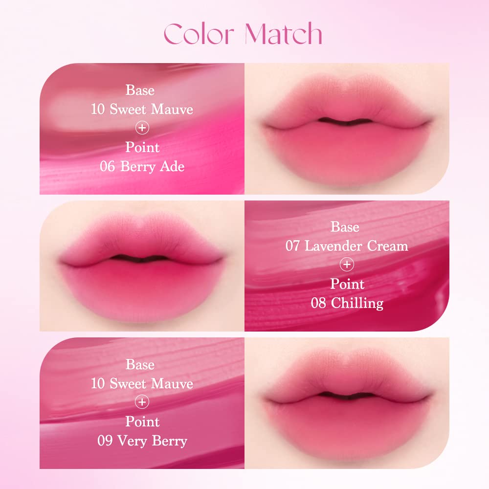 dasique Water Blur Tint #08 Chilling | Berry Smoothie Collection I Vegan, Cruelty-free I Non-sticky, Non-greasy, Watery Formula Transforming Into a Silky Finish