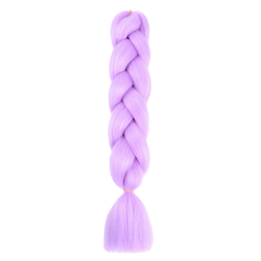 TENGSHUO FLY Ombre Braiding Hair Extensions for Women 1 Pack/24 Inch Braiding Hair Fiber Crochet Hair for Box Braids Senegal Twist Hair Extensions(24" (Pack of 1),Light Purple/A36)