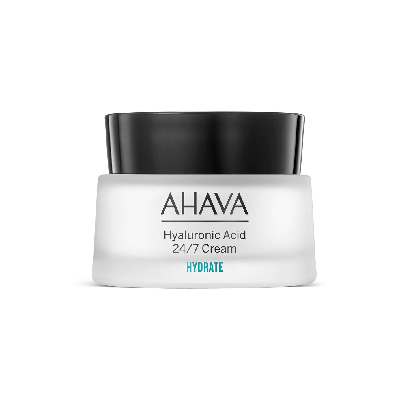 AHAVA Hyaluronic Acid 24/7 Cream - Long-lasting hydration from inside & out, boosts hydration, softening & refining skin's texture, long-term wrinkle prevention, with Osmoter, ATPeptides, 1.7 Fl.Oz