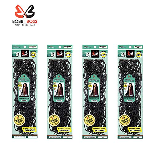 Bobbi Boss Synthetic Crochet Braid NU LOCS 36 2x (4-Pack, 1)