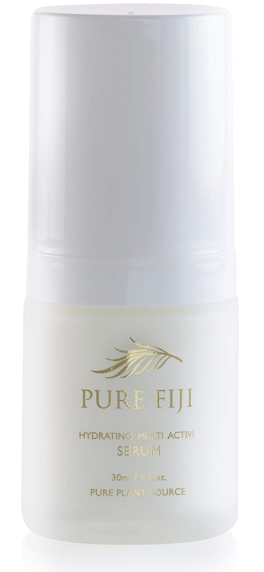 Pure Fiji Multi-Active Serum for Face and Skin, Anti-Aging Vitamin C Serum for Face and Daily Moisturizer, Anti Wrinkle Facial Serum , 1 Ounce