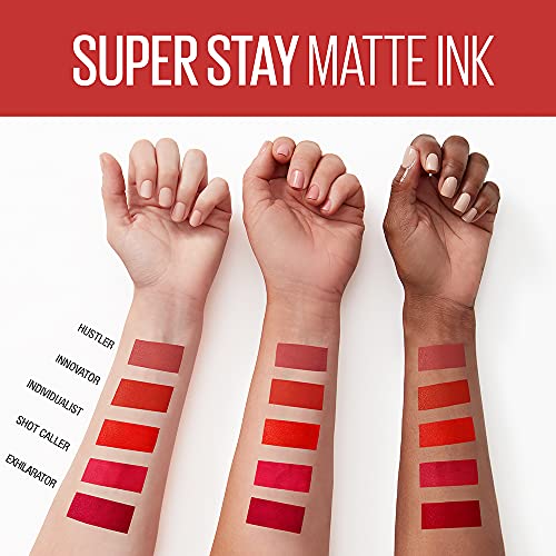 Maybelline New York SuperStay Matte Ink Liquid Lipstick, Spiced Edition, Individualist, 0.17 Ounce