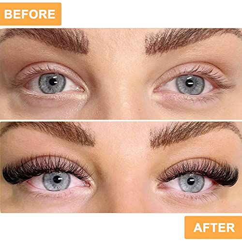 Lash Clusters 40D-C-13 LASH Individual Lashes 280 Clusters False Eyelash 10D 20D 30D 40D Lash Clusters Extensions Individual Lashes Cluster DIY Eyelash Extensions at Home (40D-C,13MM)