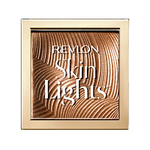 Revlon Skinlights Prismatic Powder Bronzer, Translucent-to-Buildable Coverage, 120 Gilded Glimmer, 0.31 oz (Pack of 1)