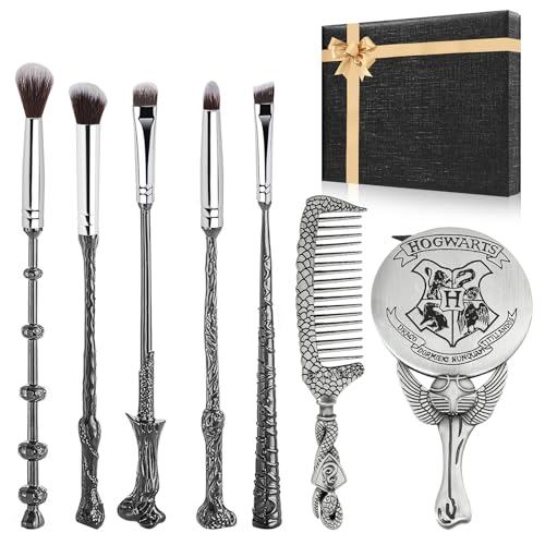 Wizard Wand Makeup Brushes, WeChip Make Up Brush Set Gifts for Women Girls, Birthday Gifts for Kids