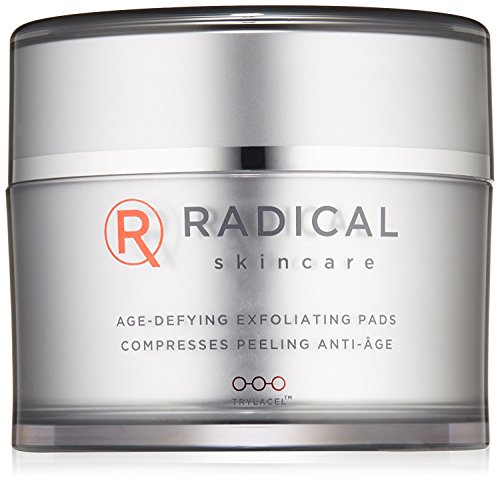 Radical Skincare Age Defying Exfoliating Pads Removes Dead Skin, Evens and Brightens Skin Tone for Radiant Glow | For All Skin Types Including Sensitive Skin | Paraben & Cruelty Free (15 Pads)