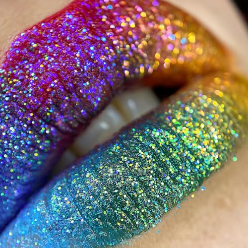 Unicorn Snot Body Glitter -Long-Lasting, Holographic Hi-Def Cosmetic Glitter for Face, Lip & Body- Glitter Lip Gloss, Metallic Eyeshadow Makeup- Iridescent Glitter,Fine Milled Sparkle, Magenta(Scream)