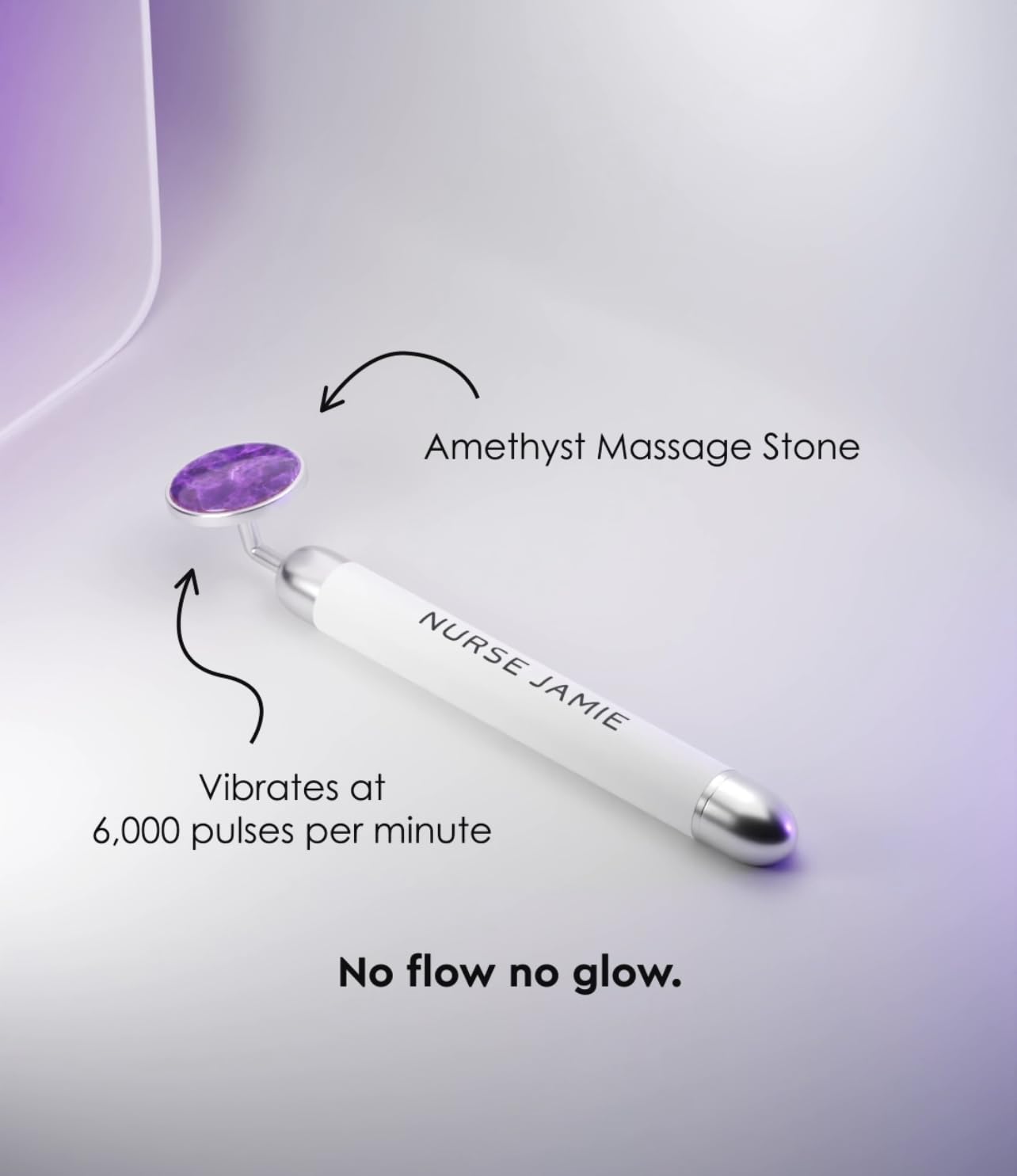 Nurse Jamie Nuvibe Rx Amethyst Massaging Beauty Tool