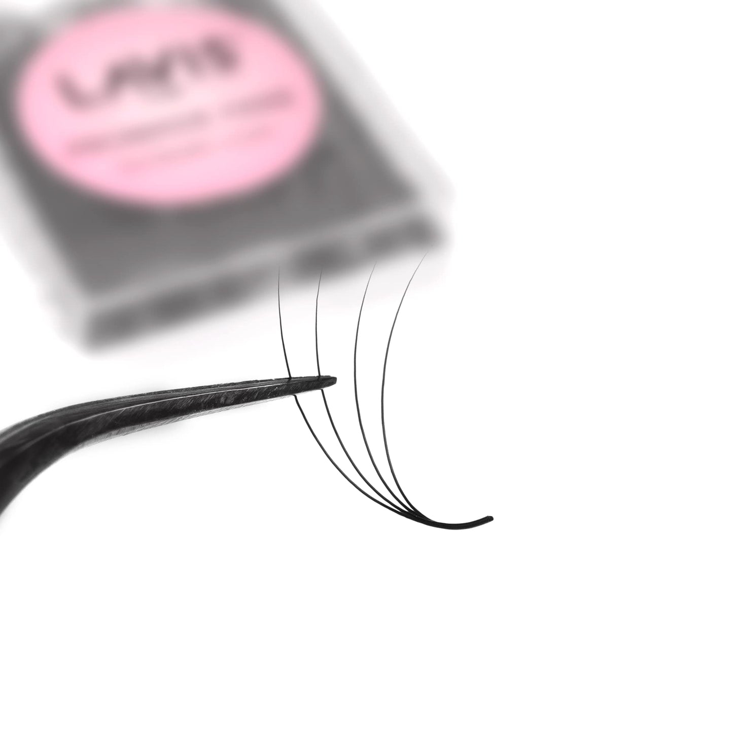 LAVISLASH 500 Promade Fans Eyelash Extension | Handmade Loose Volume Lash | Mutiple Options 3D-8D/10D/12D/14D/16D Fans | 0.03/0.05/0.07mm Thickness | C/CC/D Curl | 8-16mm Length(4D-0.07-C-12mm)