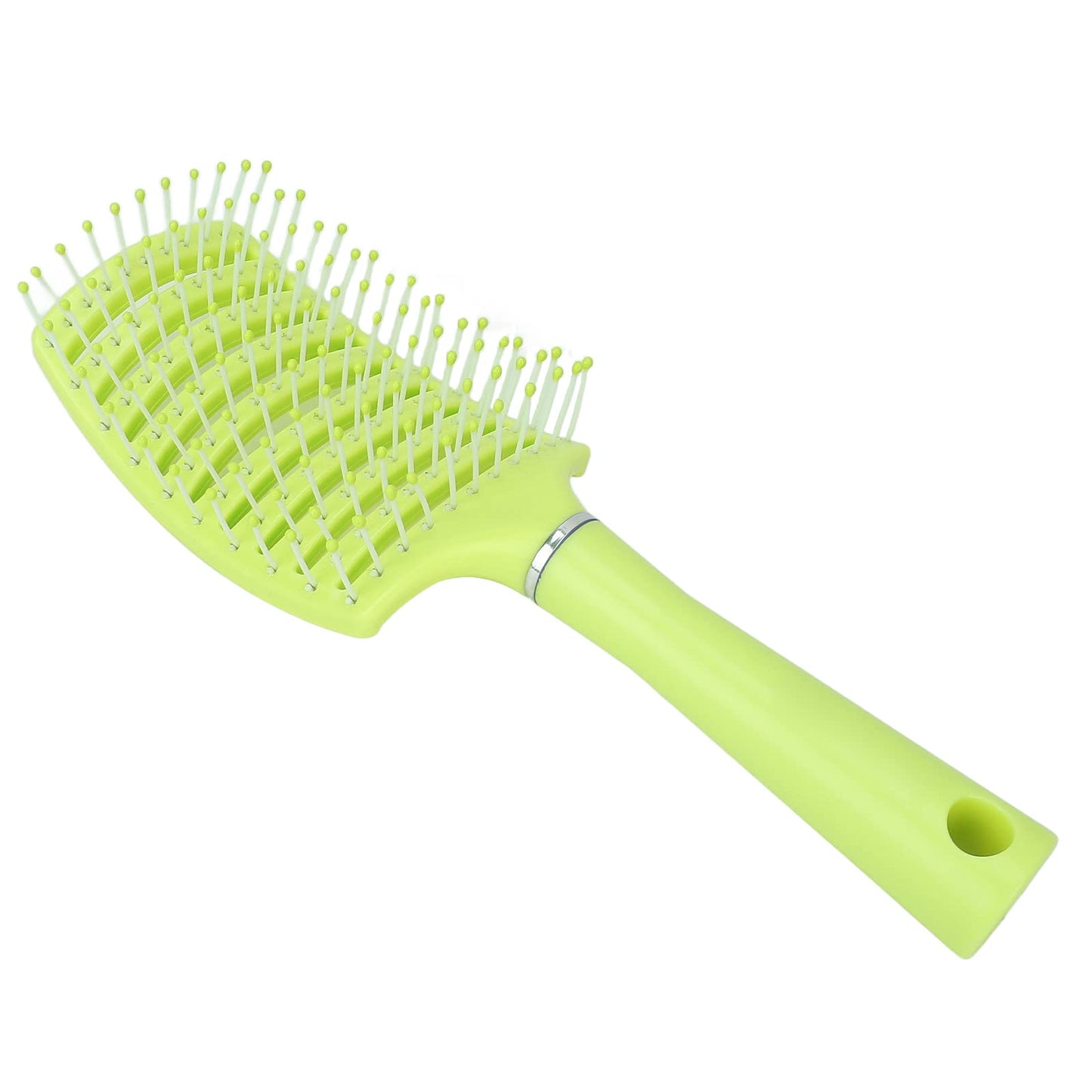 Vented Paddle Hair Brush, Styling Hair Brush, Detangling Hair Brush, Paddle Brush for Thick Straight Hair, Massage Hair Comb, Anti-static Hair Comb, Vented Hair Brush (green)