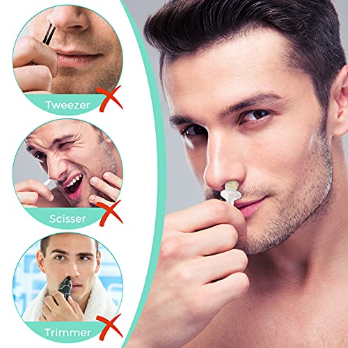 Nose Wax Sticks Applicators Plastic Wax Rod Wand Nose Waxing Strips Nostril Cleaning Removal for Cleaning Nostrils and Removing Nose Hair (50)