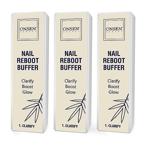 Professional Nail Buffer | Made in USA | Ultimate Shine Nail Buffing Block with 3 Way Buffing Methods, Smooth & Shine After Nail File, Purse Size Manicure Tools for Optimum Nail Care - 3 Pack By Onsen