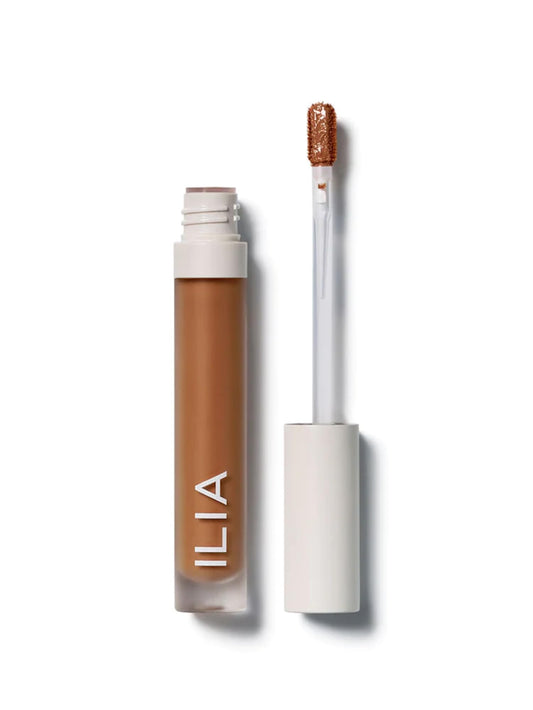 ILIA - True Skin Serum Concealer | Non-Comedogenic, Cruelty-Free, Vegan, Safe For Sensitive Skin, Reduces Appearance of Dark Circles + Blemishes (Harissa SC7.5, 0.16 oz | 5 ml)