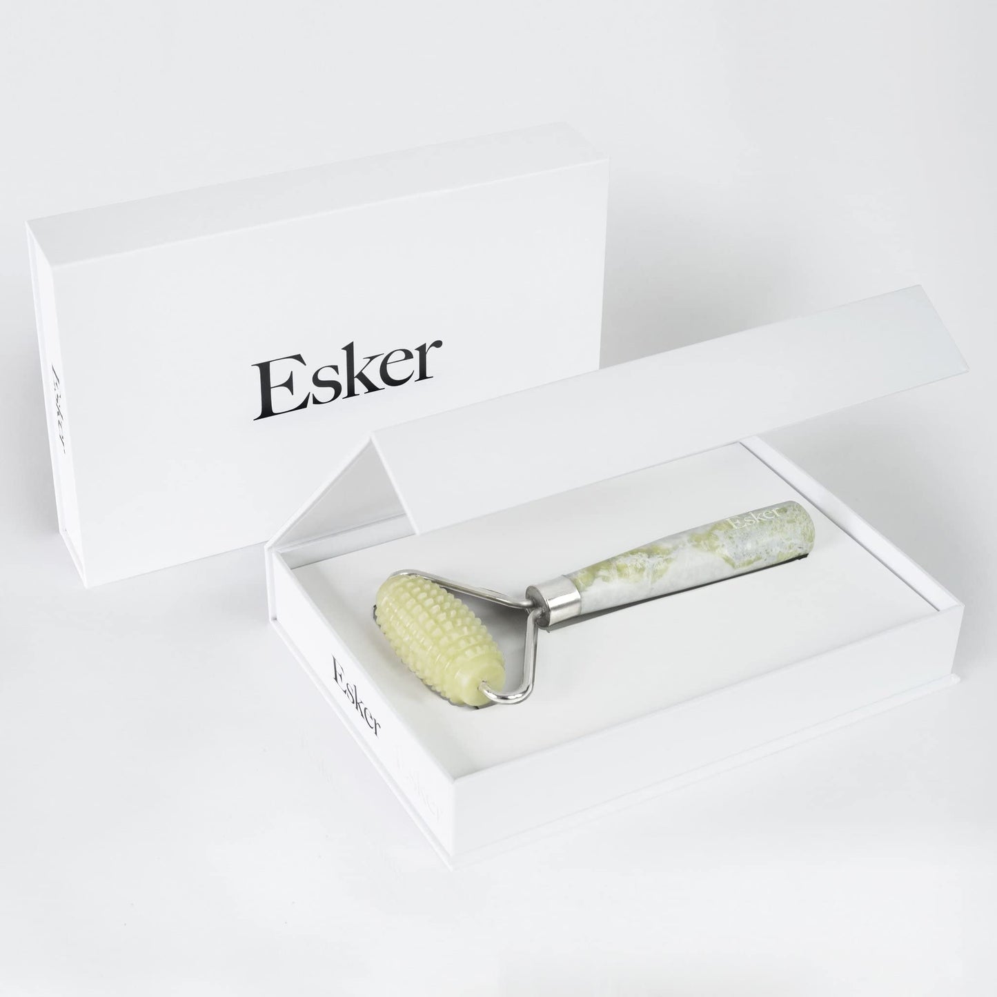 ESKER Esker - Allover Jade Roller For Face + Body | Vegan, Cruelty-Free, Clean Beauty