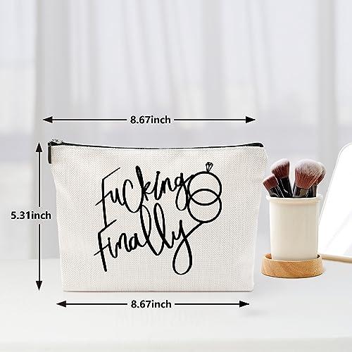 Sanlly The One Where You're My Maid of Honor, Gift for Bridesmaid,Bachelorette Party Wedding Gifts for Besties Friends Makeup Bag Purse Cosmetic Bag for Women