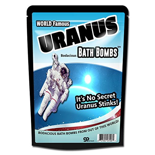 Uranus Bath Bombs XL Fizzers Funny Space Gags for Teen Boys Weird Gags for Men Uranus Jokes Stocking Stuffers for Friends Fun White Elephant Ideas Secret Santa Stocking Ideas for Teens Easter