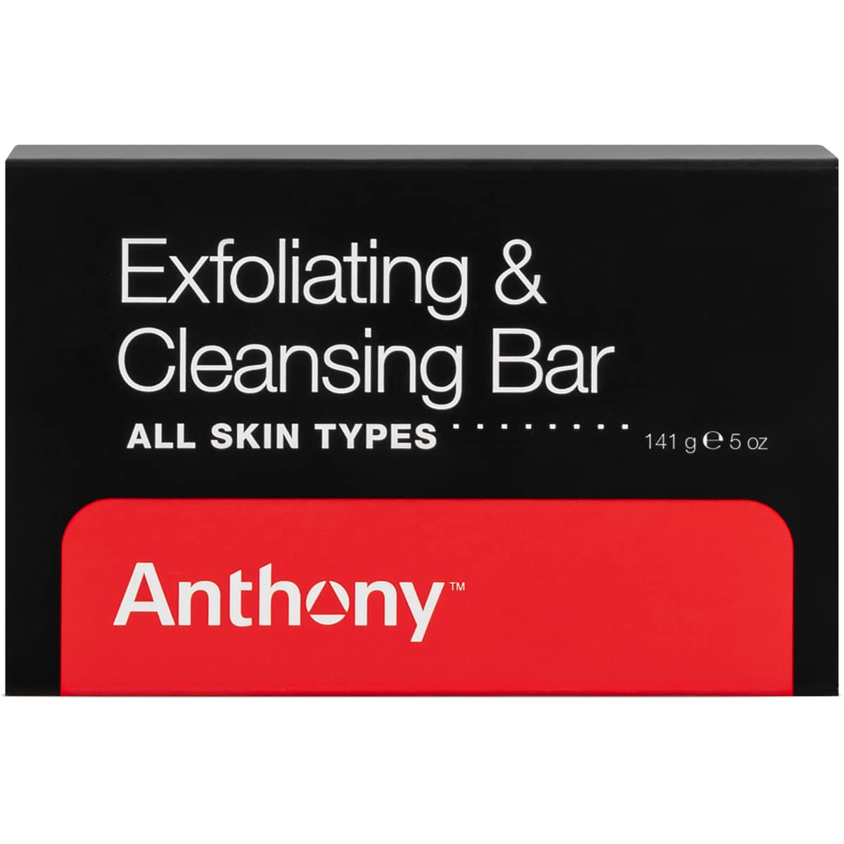 Anthony Mens Soap Bar Exfoliating Soap 5 Oz Witch Hazel Toner for Face Kind Cleansing Water 6.7 Fl Oz