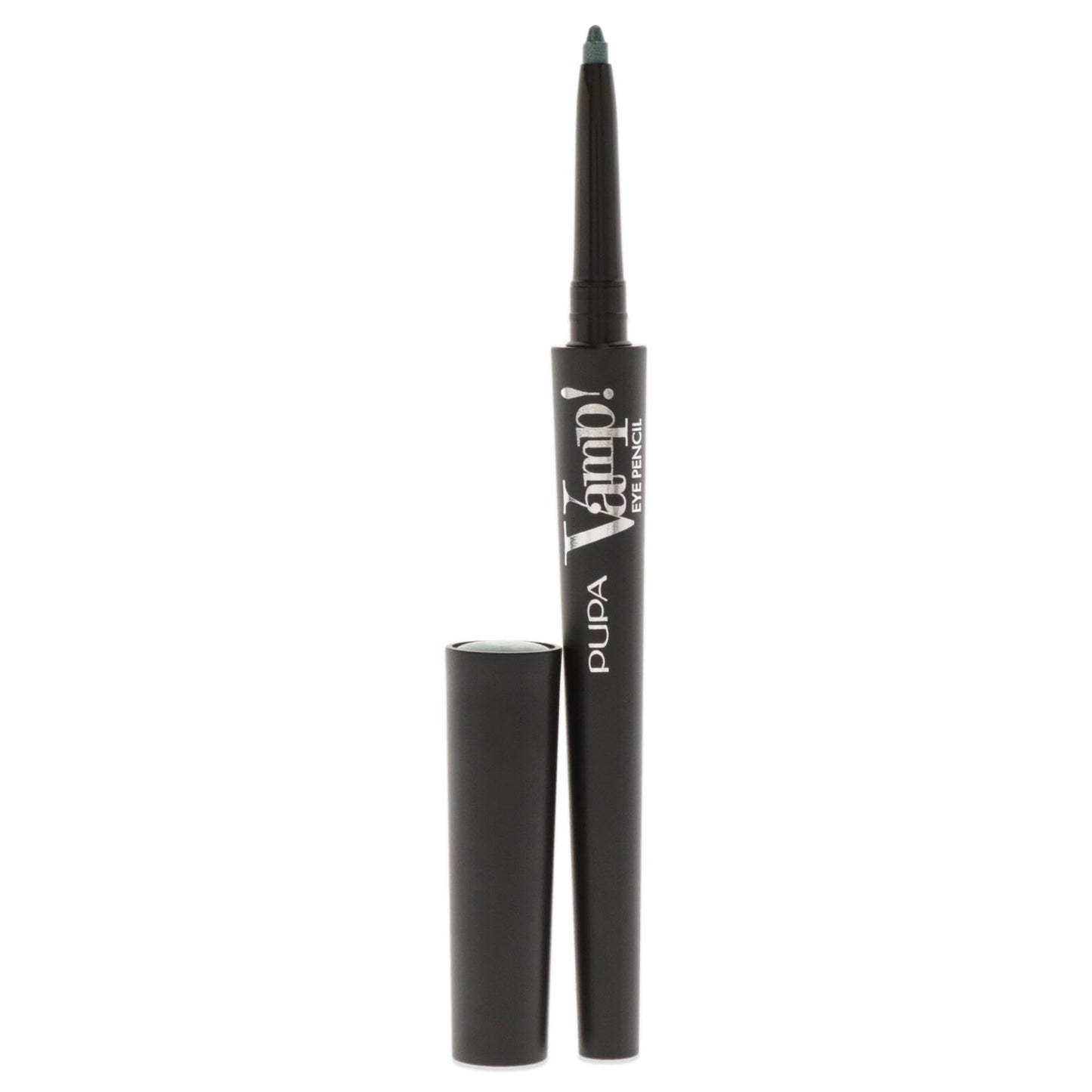 Pupa Milano Vamp! Waterproof Eye Pencil 304 Magnetic Emerald - Rich, Cream Liner Pencil to Make Eyes Pop - Long Lasting, Smudge, Tear, Sweat, and Waterproof Formula - 0.12 oz