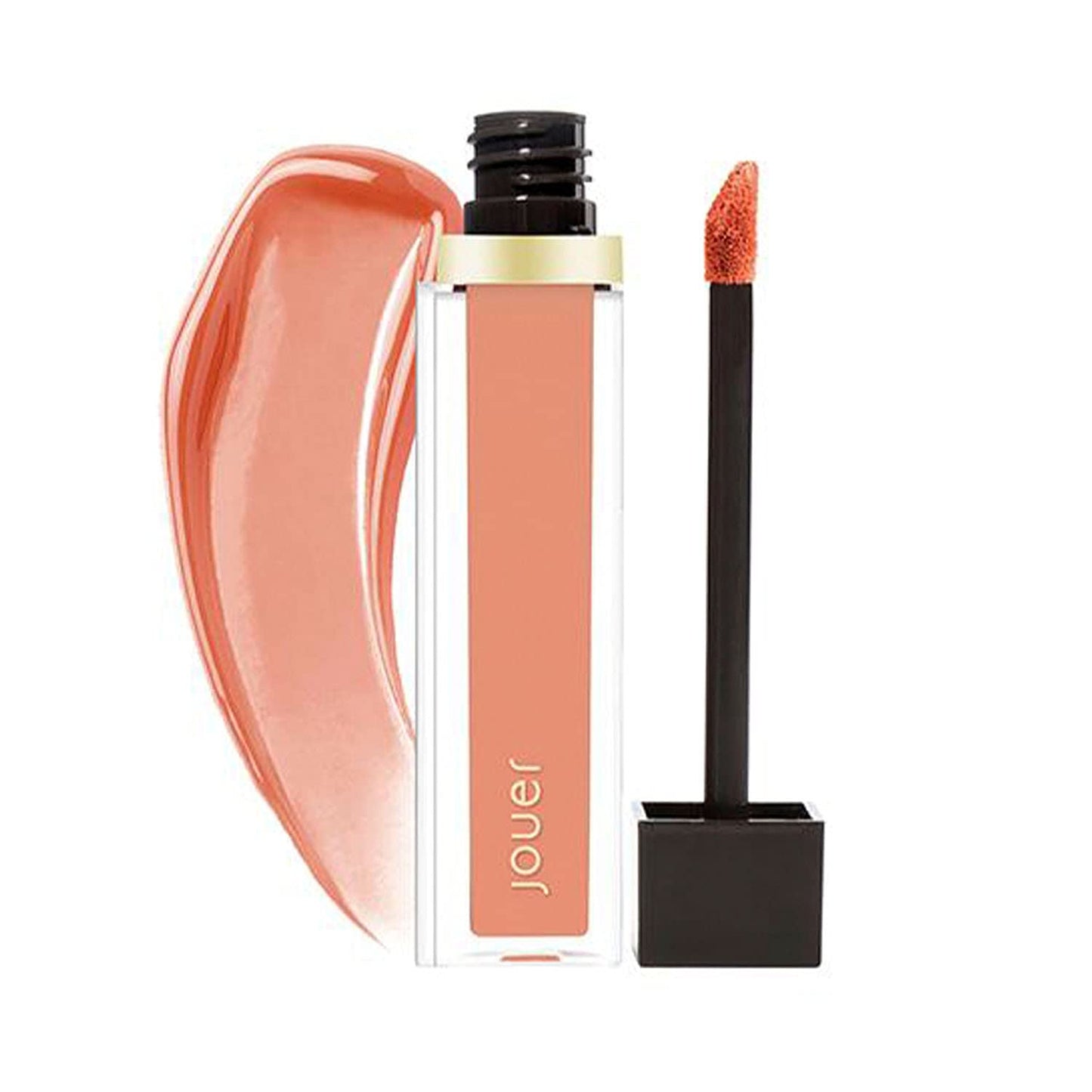 Jouer Sheer Lip Gloss | Men & Women | Sheer Finish | Light Vanilla Scent | Lightweight & Non-Sticky | Healthy Ingredients | Paraben, Gluten & Cruelty Free | Vegan Friendly