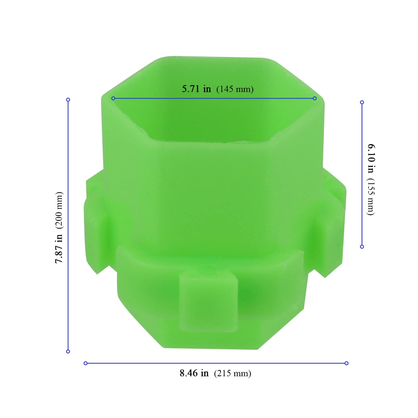 KEILEOHO 600 PCS Green Honeycomb Tattoo Ink Cups, Honeycomb Shape Pigment Holder Cups, Spliceable Tattoo Ink Cap Tattoo Accessories for Tattoo Artists and Beginners, 2.8 ml Capacity