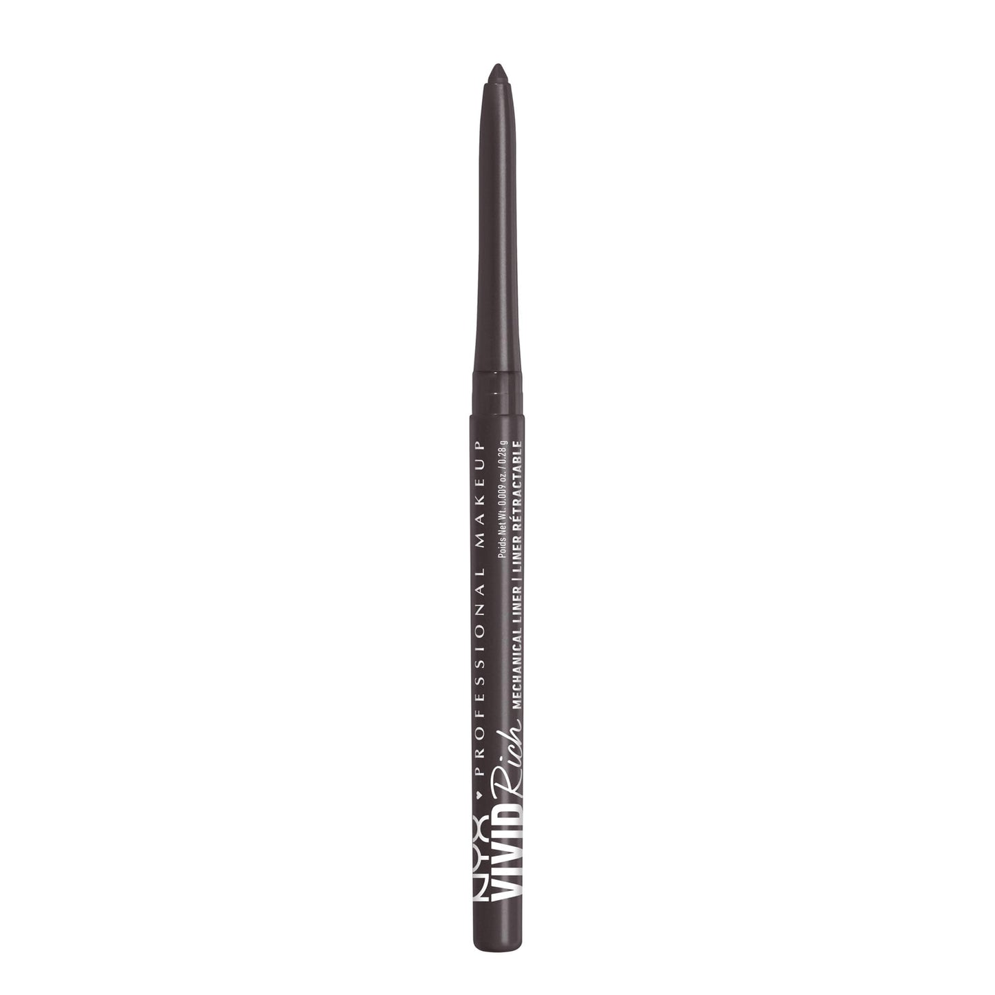 NYX PROFESSIONAL MAKEUP Mechanical Eye Pencil, Vivid Rich Mechanical, Creamy Retractable Eyeliner - Truffle Diamond, Pewter Eyeliner