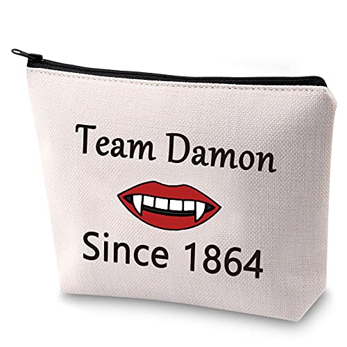 LEVLO The Vampire Lovers Gift Team Damon Stefan Salvatore Since 1864 Makeup Bags Vampire Fandom Gift for Fans (Salvatore)