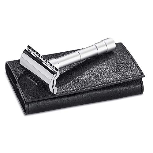 Merkur Double Edge Travel Razor with Blades