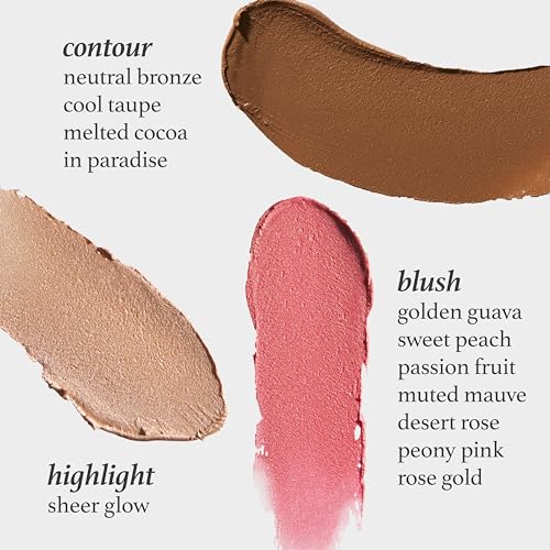 Julep Skip The Brush Cream to Powder Blush Stick - Sweet Peach - Blendable and Buildable Color - 2-in-1 Blush and Lip Makeup Stick