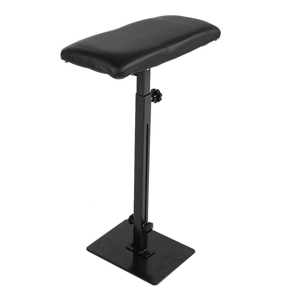 Armrest Stand,Heavy Duty Workstation with PU Leather Soft Sponge,Adjustable Height & Angle Leg Rest Stand Arm Bar Tool for Studio Salon Gift