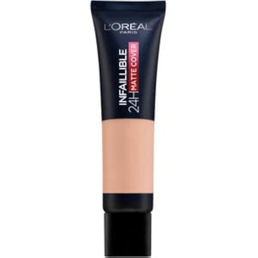 L'Oreal Paris Cover Liquid Foundation, Infallible 24H Matte Cover, Shade 25, 30ML