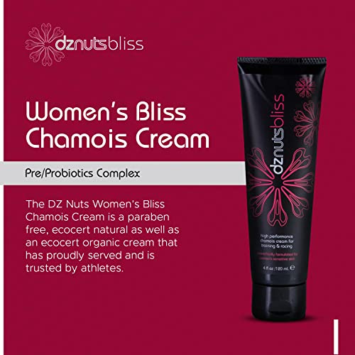 dznuts Men's Pro Chamois Cream with Women’s Bliss Chamois Cream and Bald Super Smooth Shaving Cream - Anti -Chafing Cream for Saddle Sores, Helps Prevent Razor Burns, Ingrown Hairs and Cuts