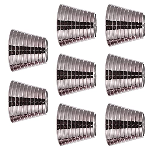 KALLORY 8pcs Plastic Ring Lady Hair Teeth for Accessories Barrette Cuff: Use Fashion Long Clip High and Buckles Punk Black Tie Women Ponytails Rings Circle Metal Cover Headwear