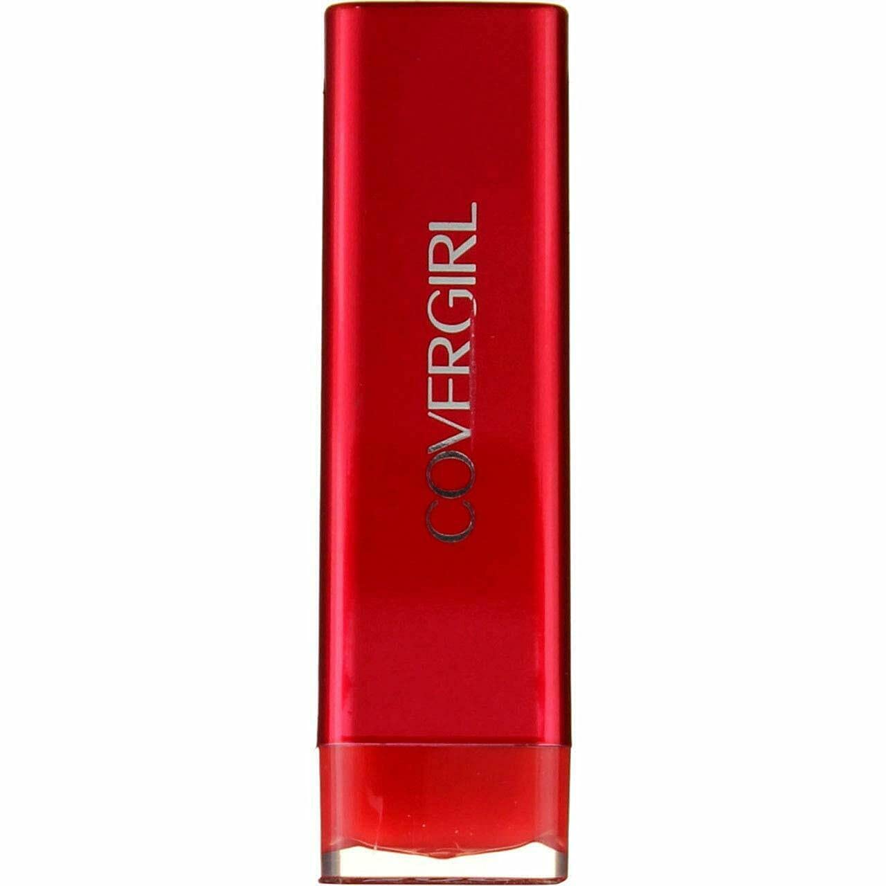 COVERGIRL Exhibitionist Lipstick Cream, Succulent Cherry 295, Lipstick Tube 0.123 OZ (3.5 g)