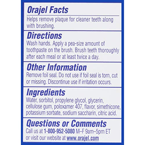 Orajel Kids Paw Patrol Fluoride-Free Training Toothpaste, Natural Fruity Fun Flavor, 1 Pediatrician Recommended, 1.5oz Tube (Pack of 2)