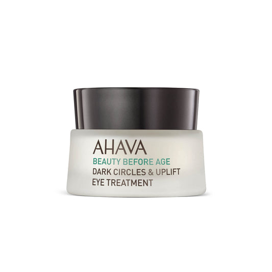 AHAVA Beauty Before Age Dark Circles & Uplift Eye Treatment - Multitasking, Silky Cream Reducing Appearance Aging, Fatigue Signs, Reduce Dark Circles & Eye Puffiness, with exclusive Osmoter, 0.5 Fl.Oz