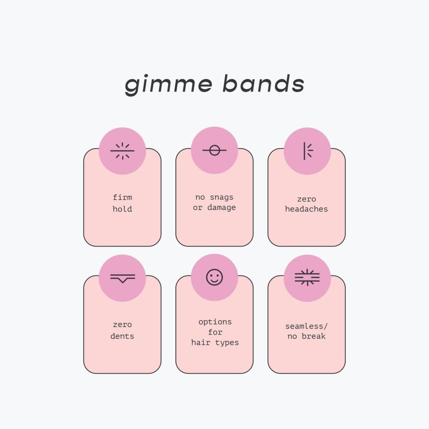 Gimme Beauty - Fine Hair Ties - Blondie - Seamless, No Break Microfiber Elastic Hair Ties - Firm Yet Gentle Hair Accessories with All Day Hold + No Snagging, Dents, or Breakage (12 Count)