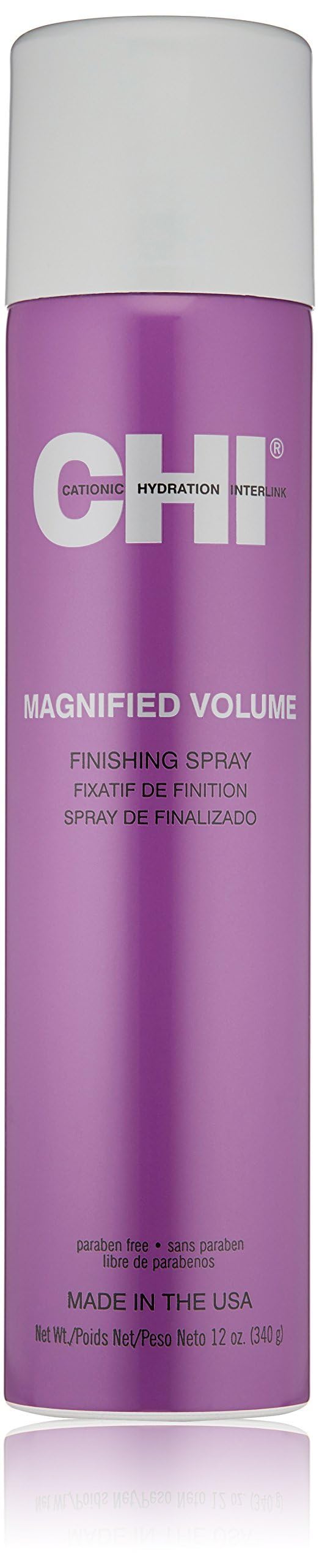 CHI Keratin Flex Finish Hair Spray, 10 oz & Magnified Volume Finishing Spray,12 oz