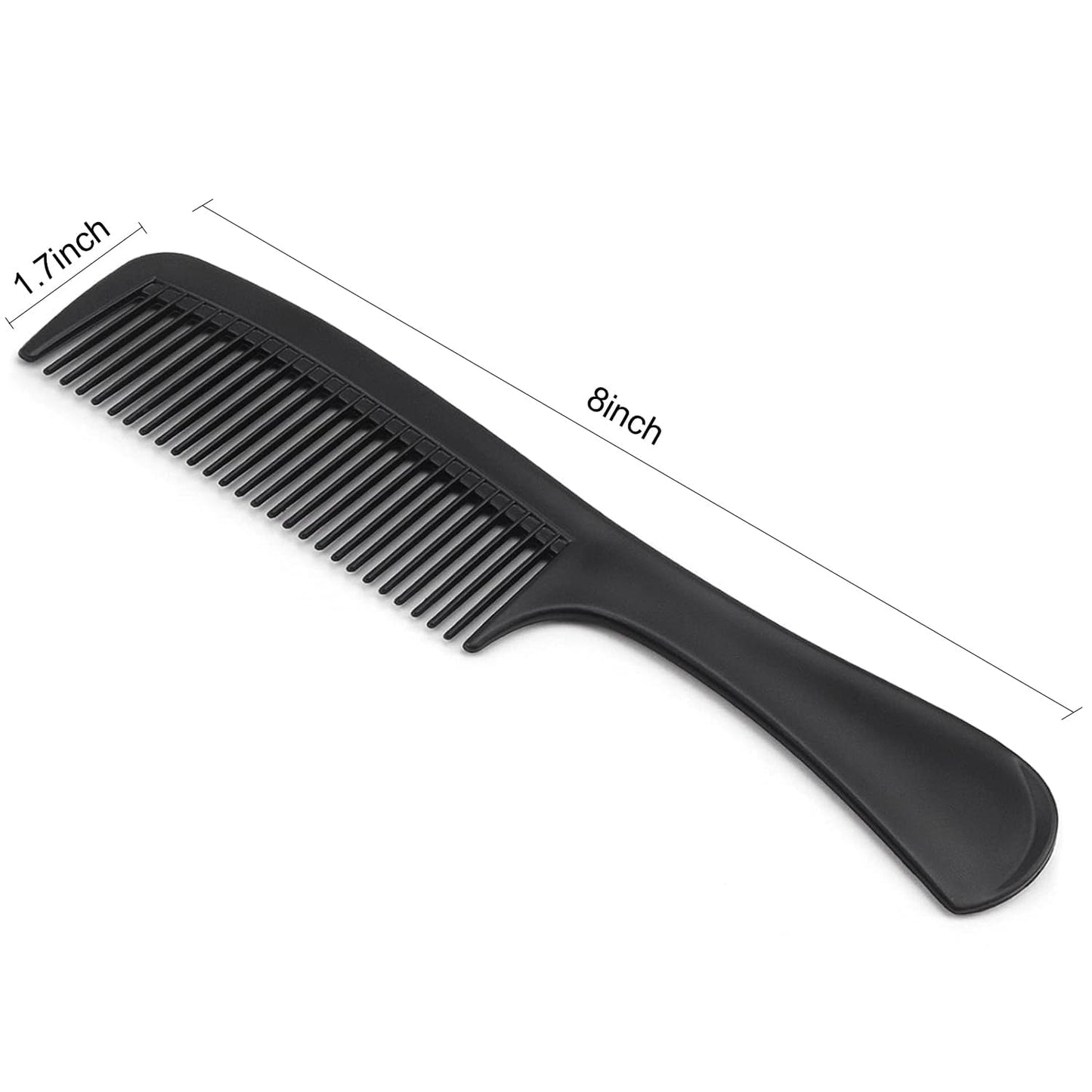 Plastic Combs, Wide Longer Teeth Design, Individually Wrapped, Bulk Combs (8 inch, 200, Count)