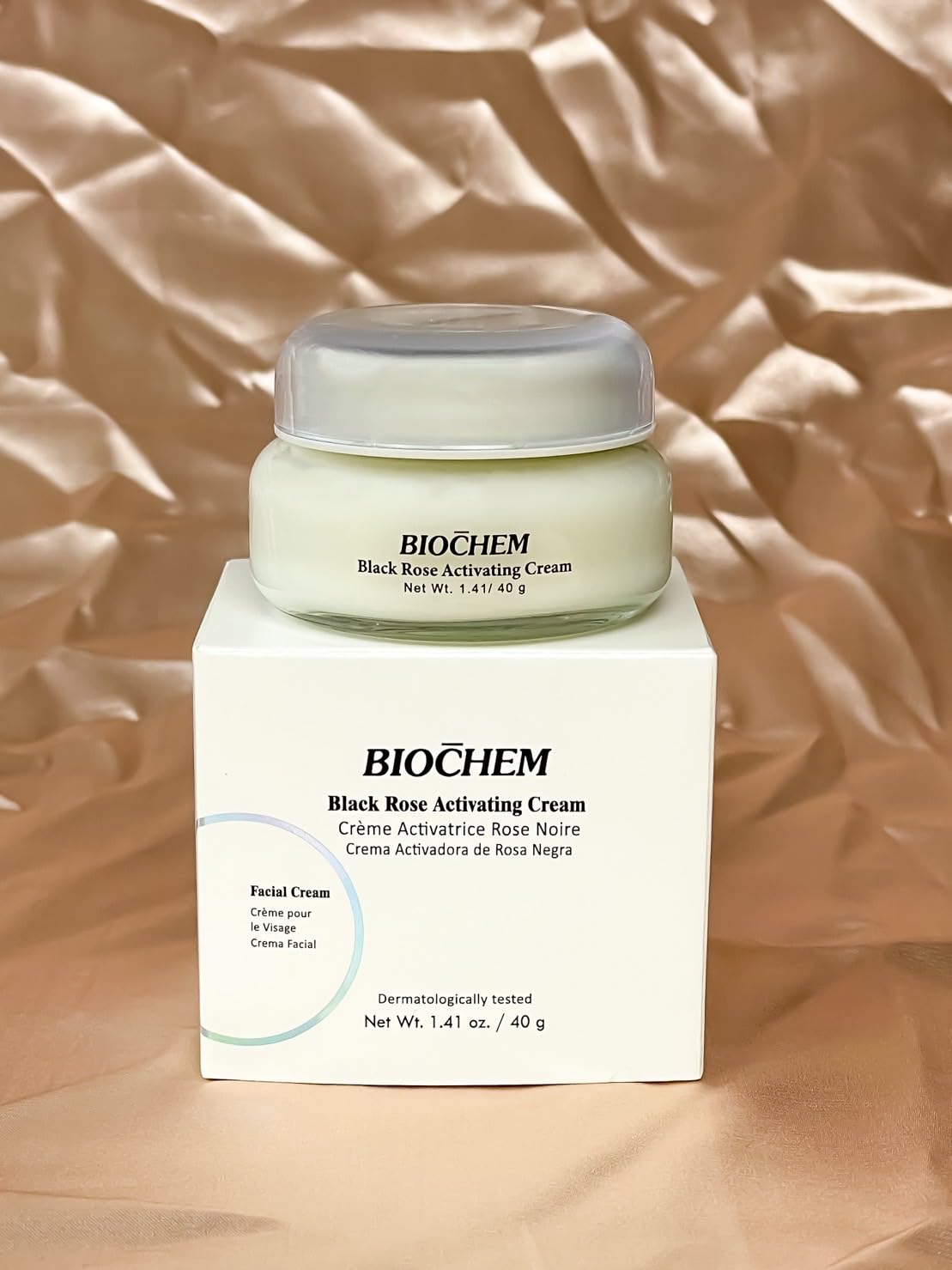 BIOCHEM Black Rose Activating Cream - Face Moisturizer 1.41 oz. / 40