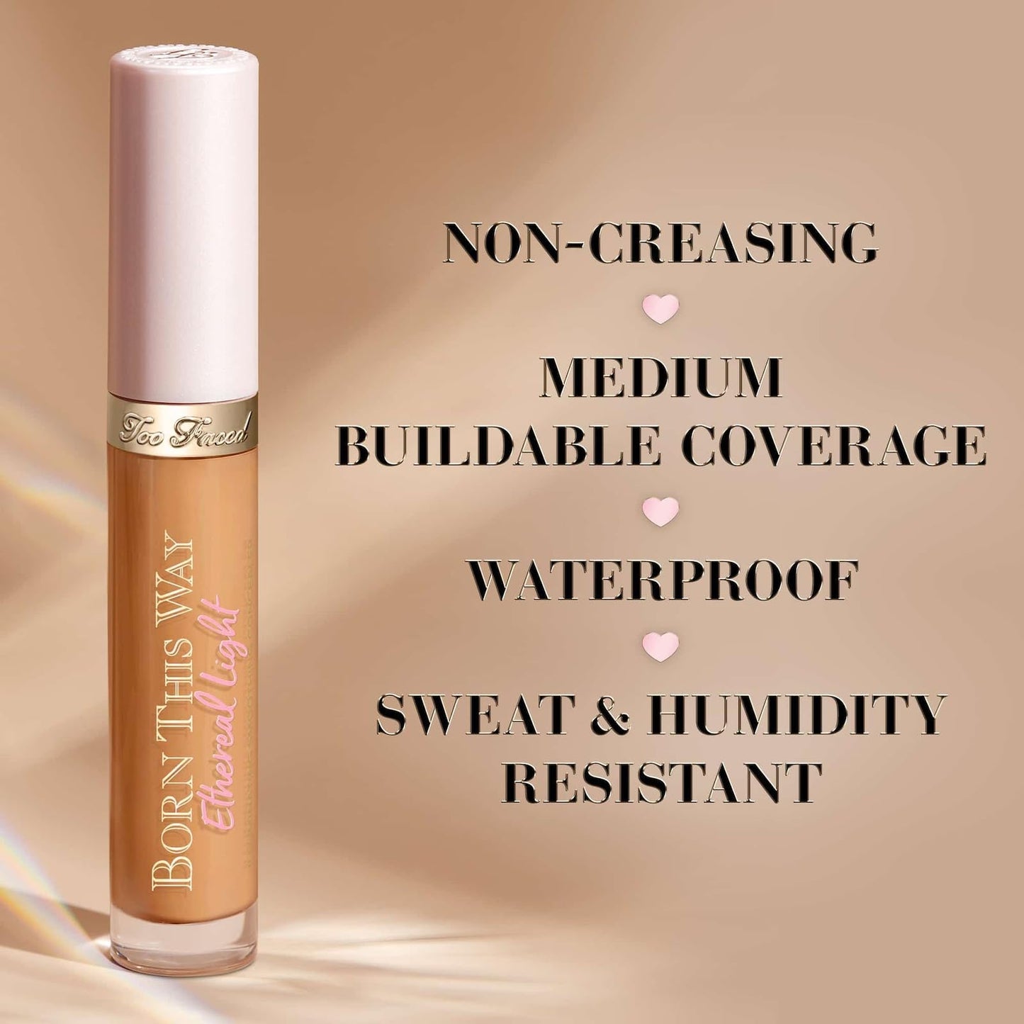 Too Faced Born This Way Ethereal Light Illuminating Smoothing Concealer, 0.17 fl. oz., Biscotti