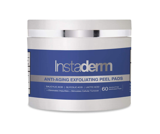 nti-Aging Exfoliating Peel Pads -Chemical Peel Pads with Glycolic, Lactic, and Salicylic Acid. Smooth’s Fine Lines, Wrinkles, Dark Spots & Skin Roughness to Enhance the Skins Texture & Tone