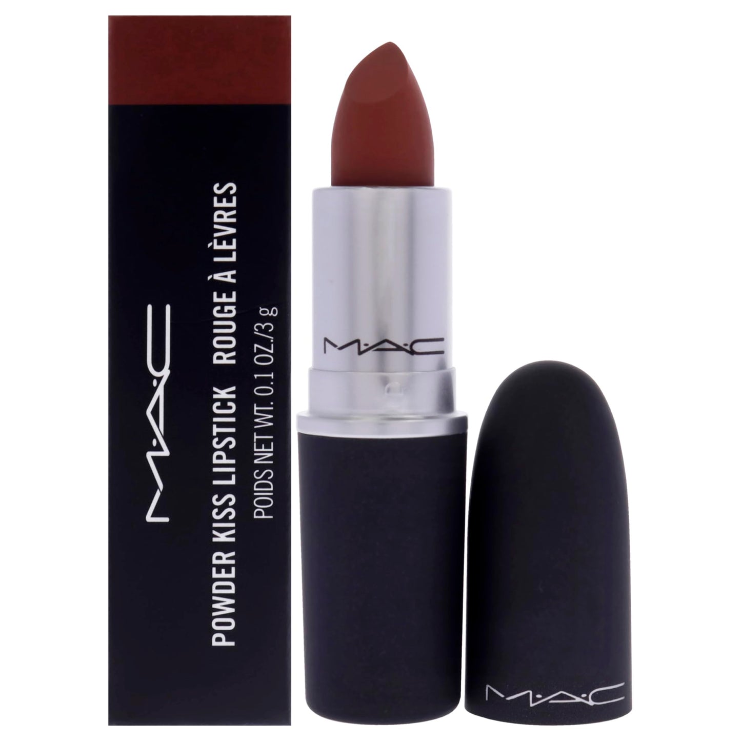 MAC Powder Kiss Lipstick - Marrakesh for Women - 0.1 oz Lipstick