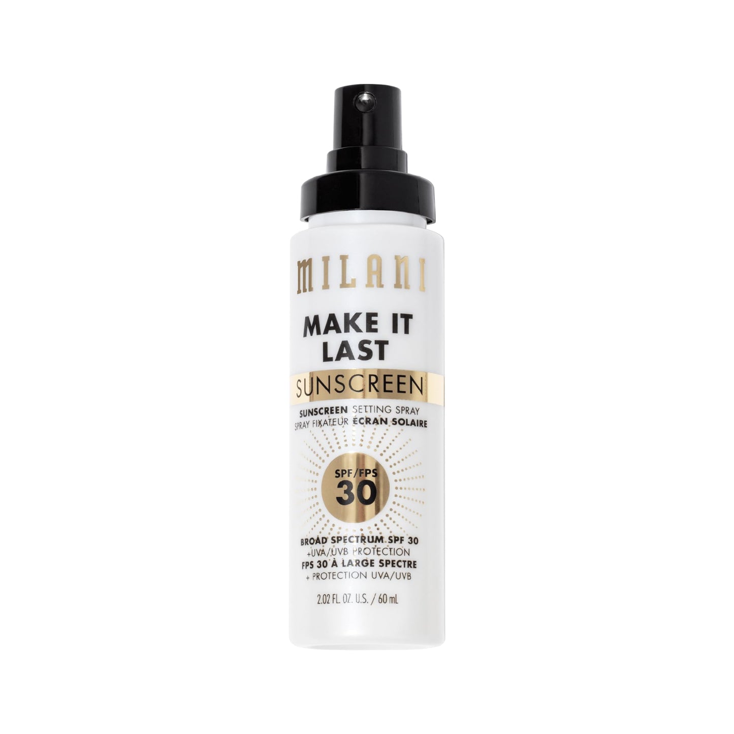 Milani Make It Last Sunscreen - Sunscreen Setting Spray with SPF 30 - Makeup Primer and Setting Spray with SPF30 Sunscreen, Long Lasting Makeup Finishing Spray