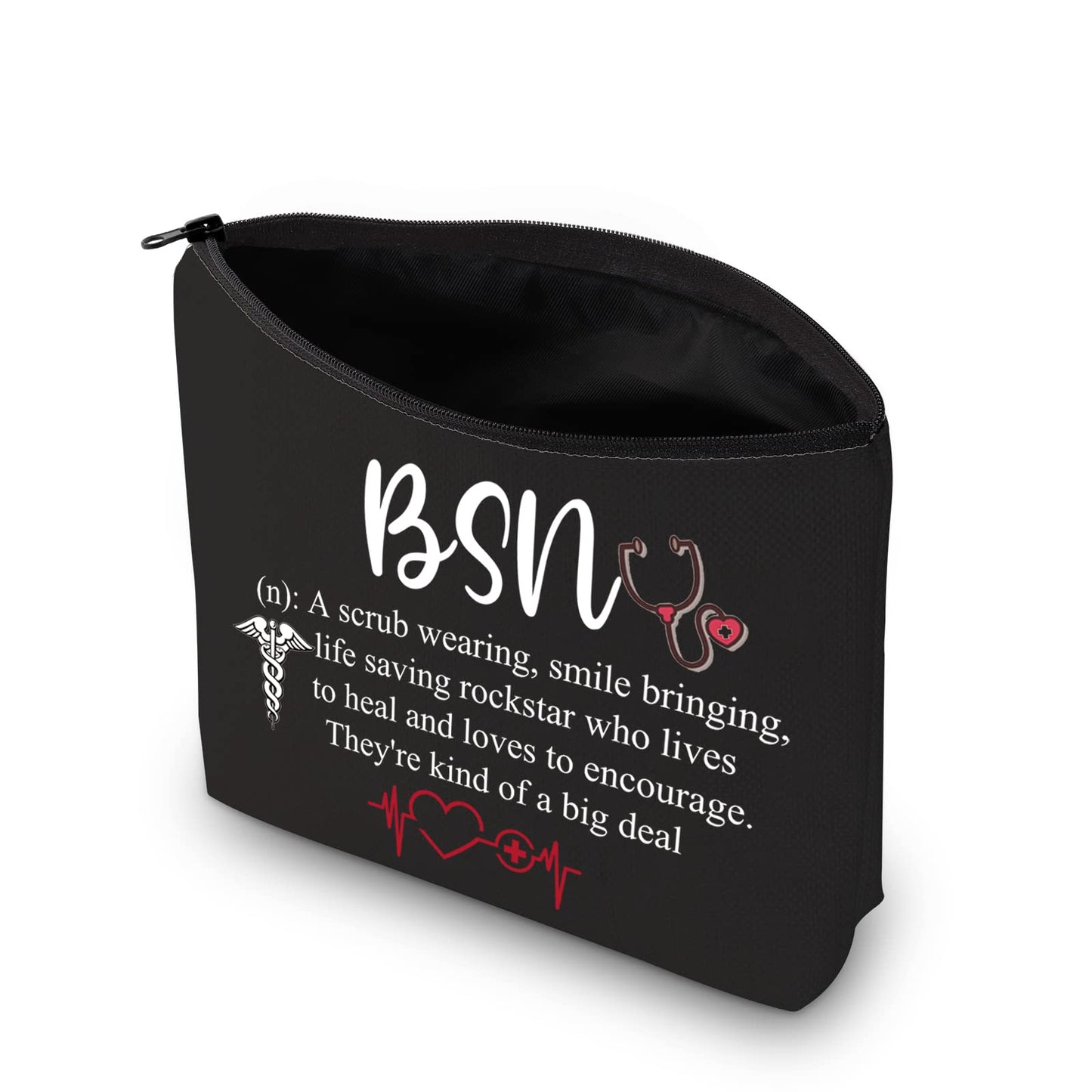 BSN Graduation Gift Cosmetic Makeup Bag for Bachelor of Science in Nursing