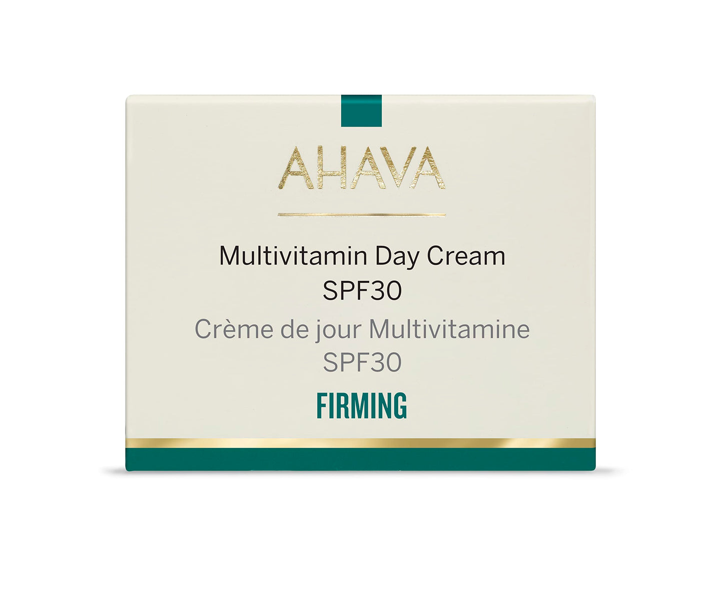 AHAVA Firming MultiVitamin Day Cream SPF 30 - Enriched with Dimethicone, Niacinamide, Panthenol, Vitamin E & Osmoter Blend of Dead Sea Minerals for Enhanced Firmness, Luminosity, Radiance 1.7 Fl Oz