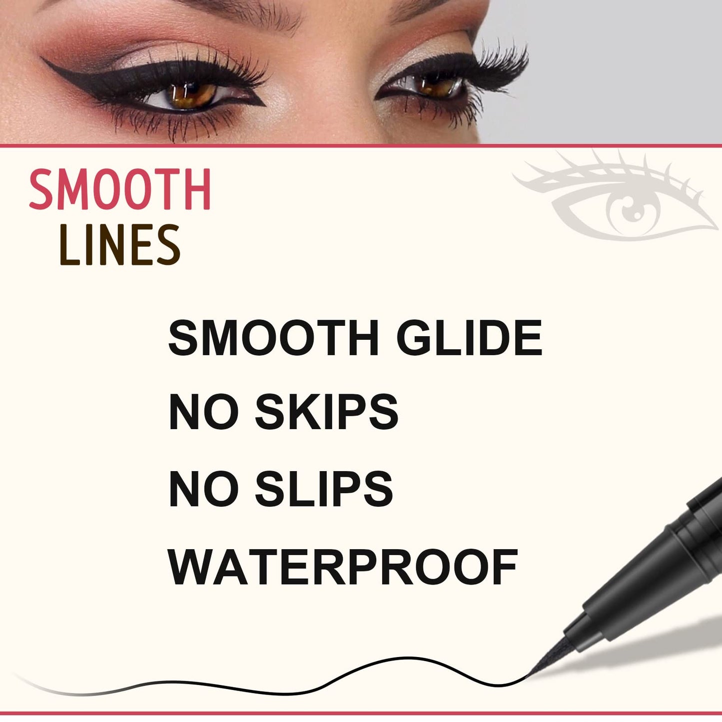 Eyebrow Pencil Makeup Kit, with Waterproof 2-IN-1 Microblading Eyebrow Pen, Eyebrow Pomade, Eyeliner and Dual-ended Eyebrow Brush, Brow Pencil Kit for Natural Eyebrows - Taupe