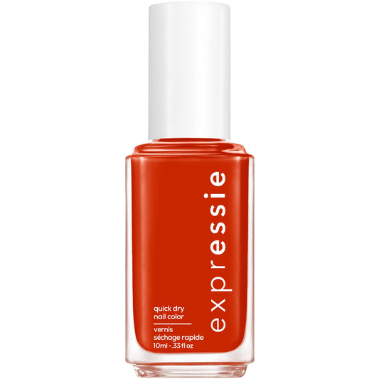 Essie expressie, Quick-Dry Nail Polish, 8-Free Vegan, Bright Red, Bold And Be Bold, 0.33 fl oz